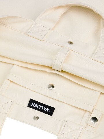WALLIEN Schoudertas 'Premium Tote Bag' in Wit