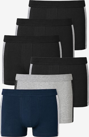 SCHIESSER Boxer shorts ' 95/5 Stretch ' in Black: front