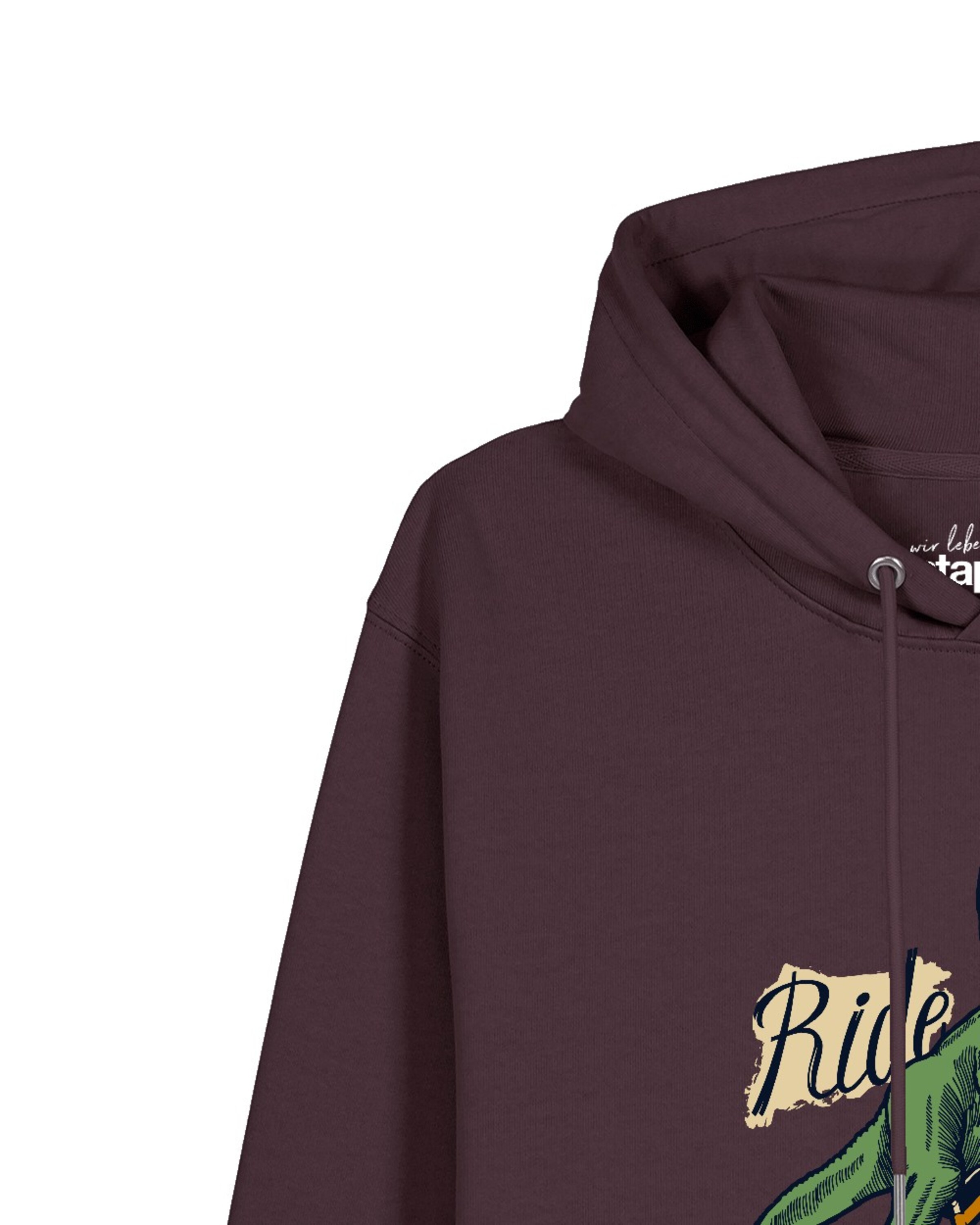 Sweat-shirt 'T-Rex Fahrrad' Watapparel en marron