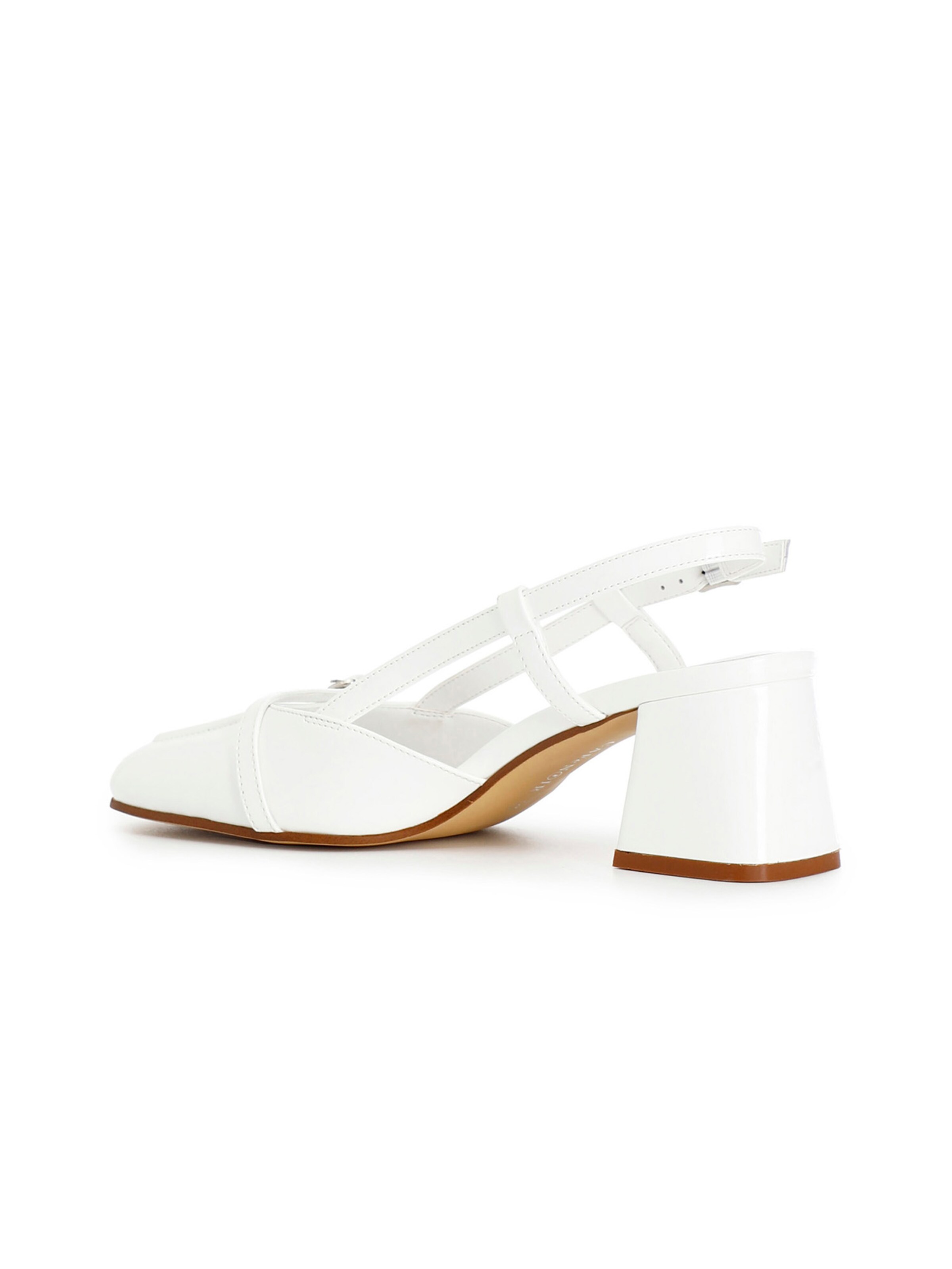 Décolleté sling di CAFè NOIR in bianco