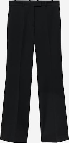 Pantaloni con piega frontale 'Emma' di MANGO in nero: frontale