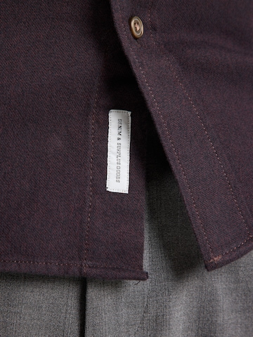 Jack & Jones Premium Regular fit Overhemd 'JPRBLUBARKLEY' in Rood