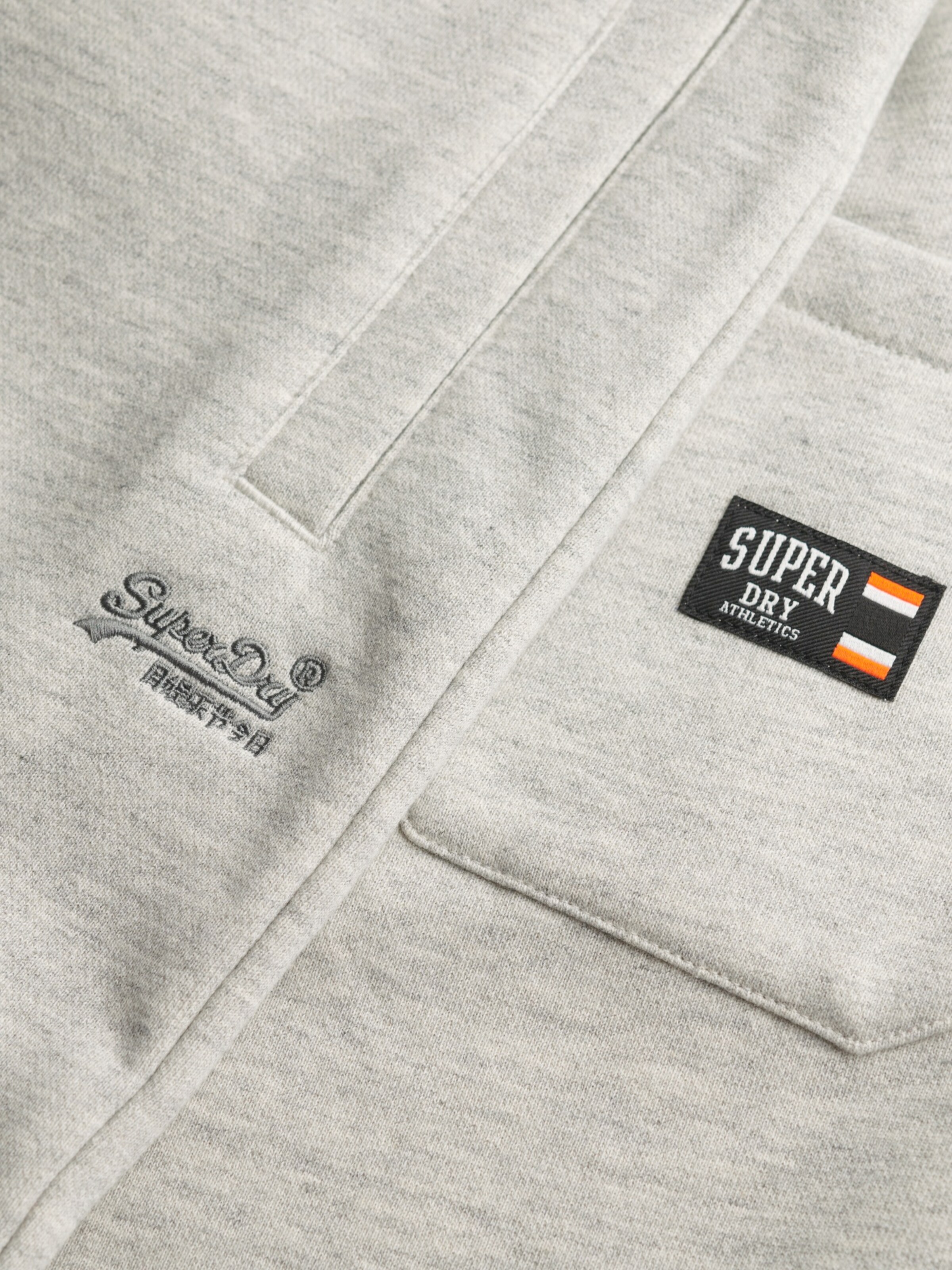 Superdry & Co Regular Pants 'Essential' in Grey