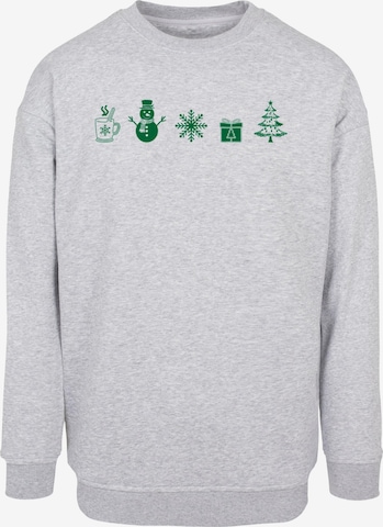 Sweat-shirt Merchcode en gris : devant