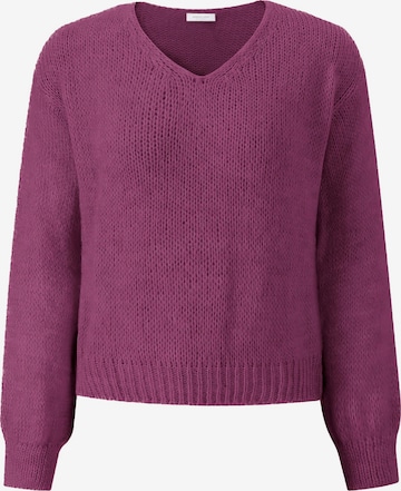 SASSYCLASSY Oversized sweater in Purple: front