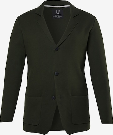 JP1880 Comfort Fit Strickjacke in Grün: Vorderseite