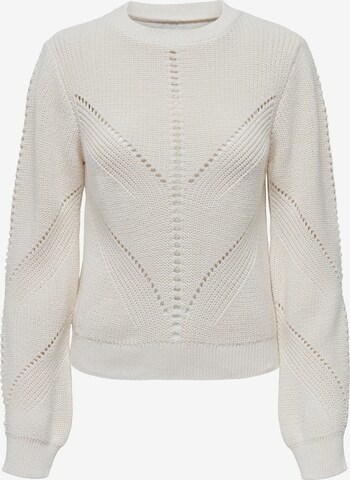 Pull-over 'ELLA' ONLY en blanc : devant