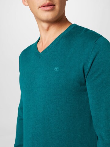 TOM TAILOR - Regular Fit Pullover em verde