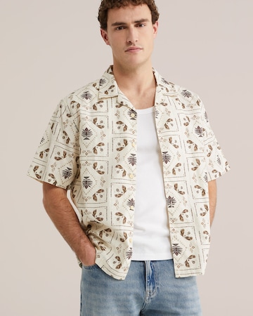 Comfort fit Camicia di WE Fashion in beige: frontale
