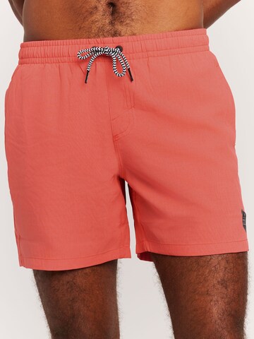 PROTEST Board Shorts 'Davey' in Red