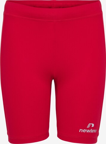 Skinny Pantalon de sport Newline en rouge : devant