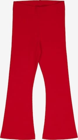 Leggings '' Fred's World by GREEN COTTON en rouge : devant