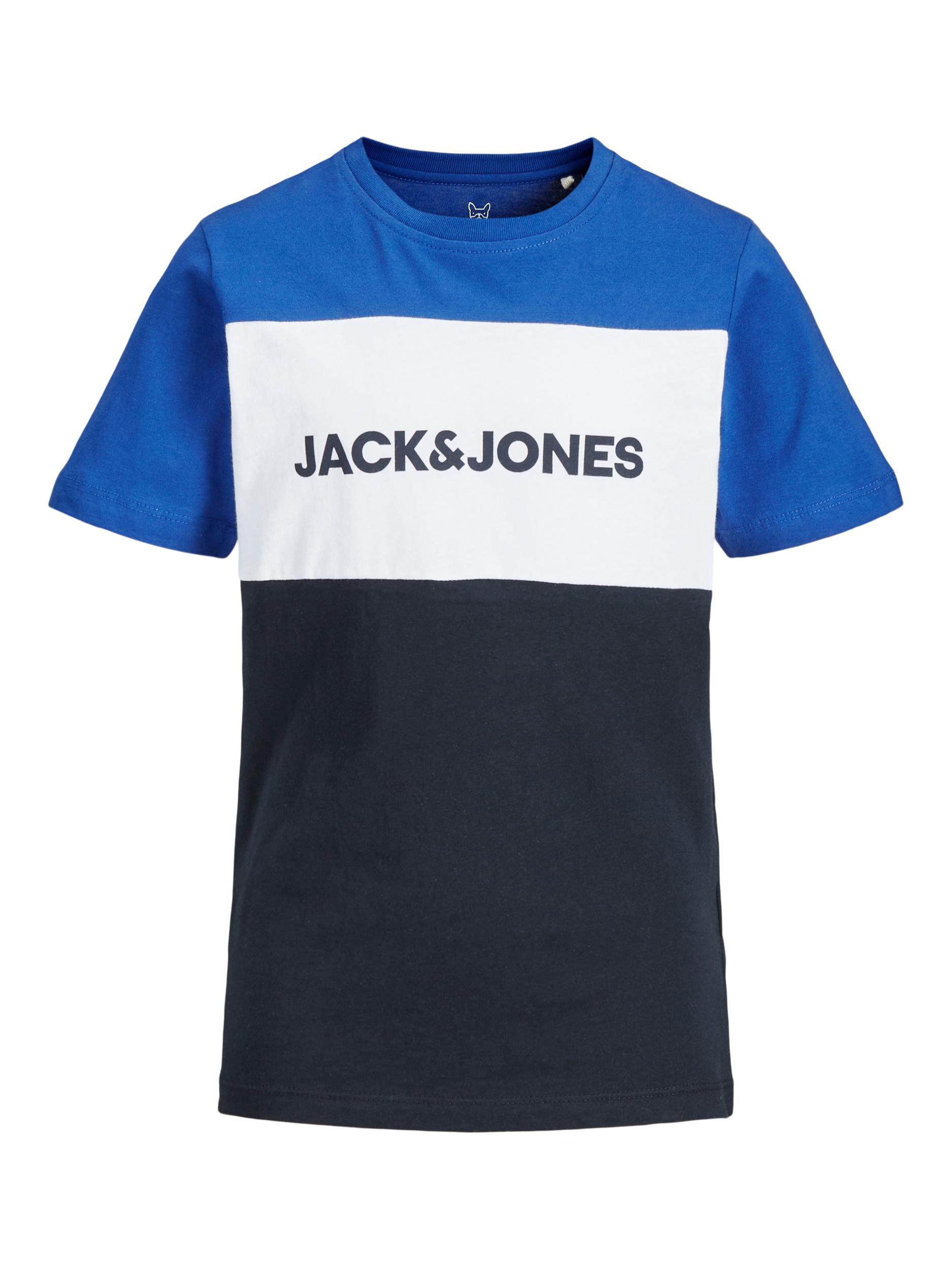 Jack & Jones Junior Maglietta in Blu Reale, Blu Notte 