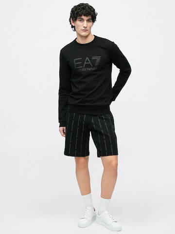 EA7 Emporio Armani Mikina – černá