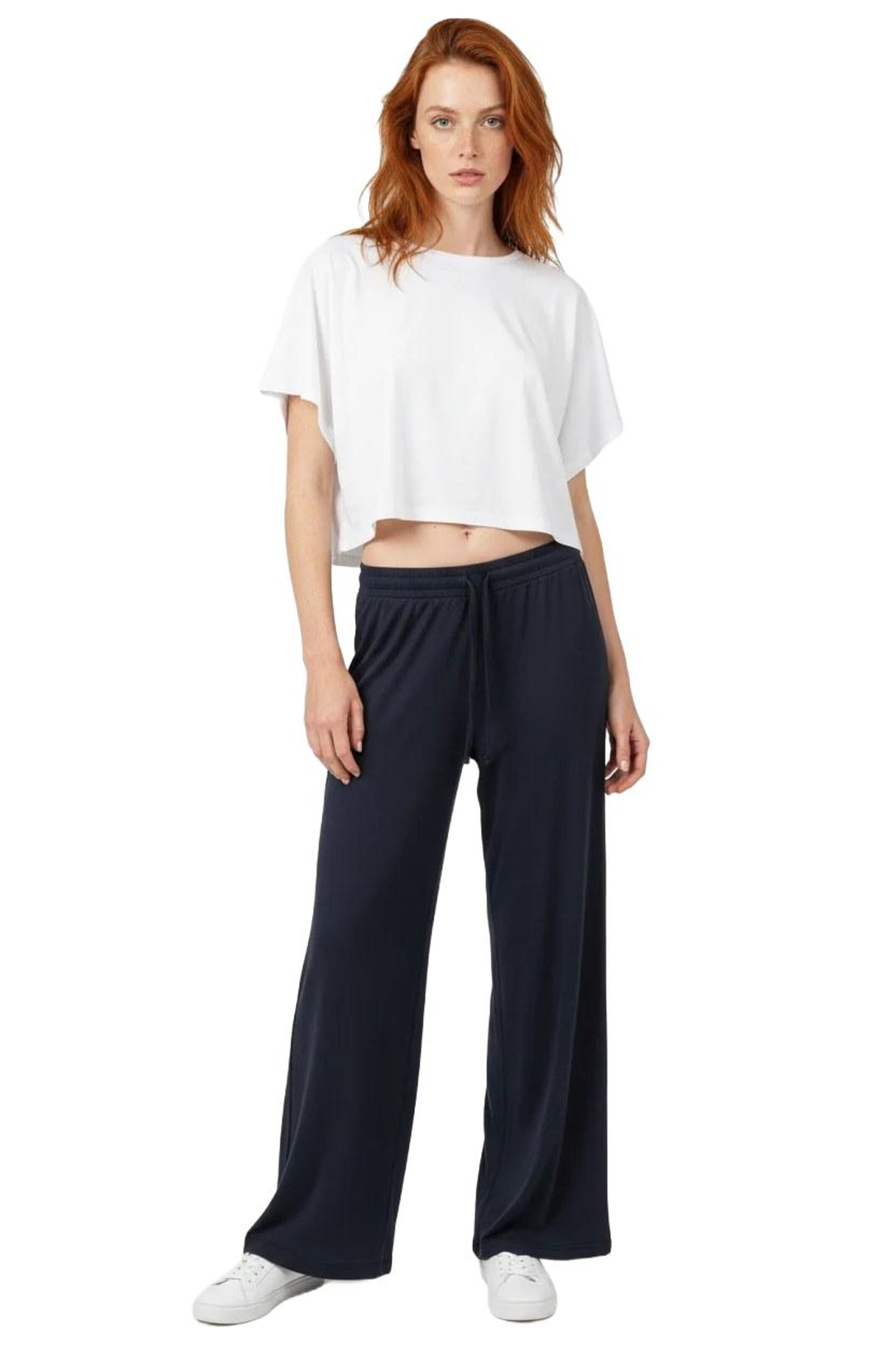 No Matter What Wide leg Broek in Blauw