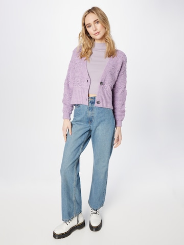 Mavi Knit Cardigan in Purple