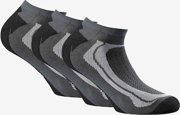 Calzino invisibile di Rohner Socks in grigio: frontale
