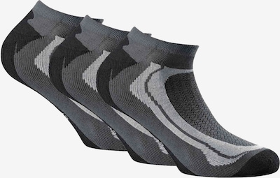 Rohner Socks Sportsocken in grau / schwarz, Produktansicht