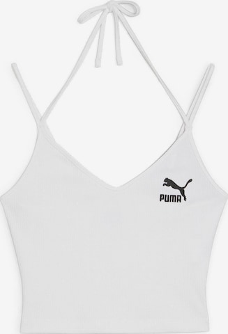 PUMA Top in White: front