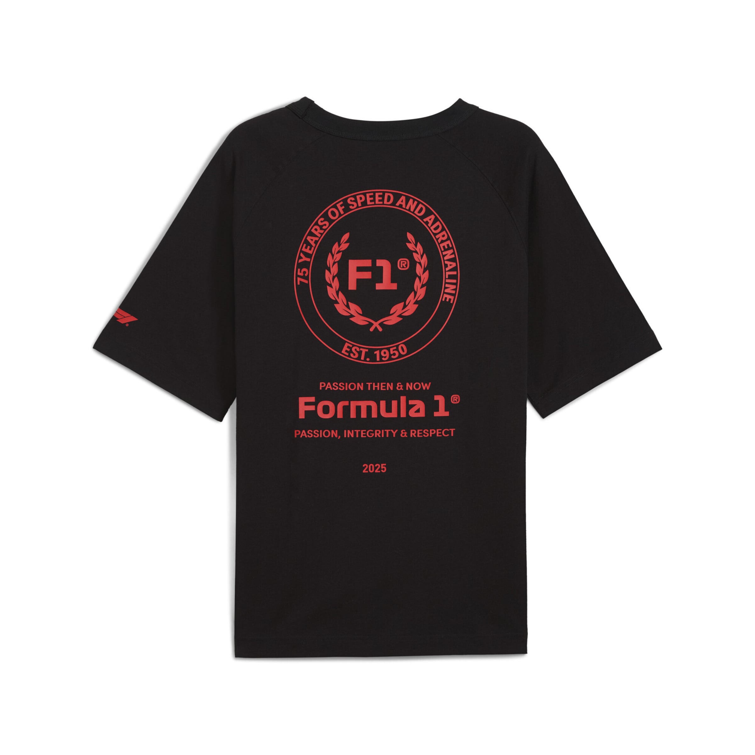 PUMA Funktionsshirt 'F1 75yrs' in Schwarz