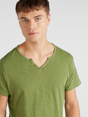 BLEND - Camisa 'Ashton' em verde