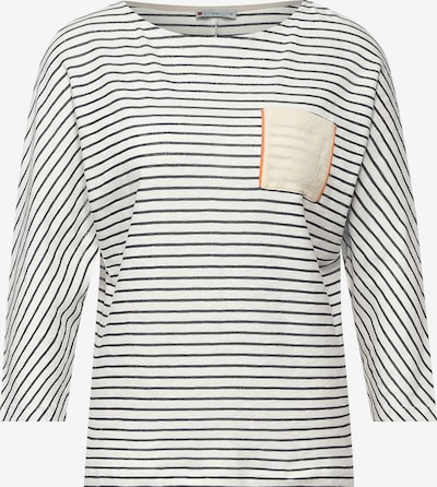 STREET ONE Shirt in Beige / Dark orange / Black / White, Item view