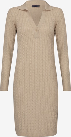Abito in maglia di Felix Hardy in beige: frontale
