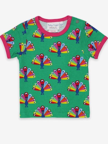 Toby Tiger Shirt in Green: front