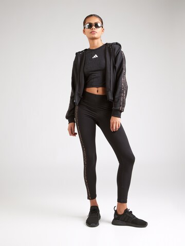 Veste de survêtement '3S' ADIDAS SPORTSWEAR en noir
