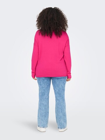 ONLY Carmakoma Pullover 'Lella' in Pink