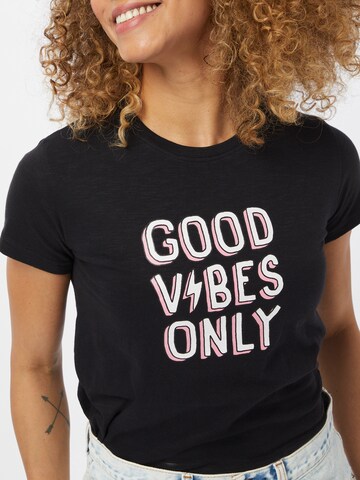 Wemoto Shirt 'VIBES' in Zwart