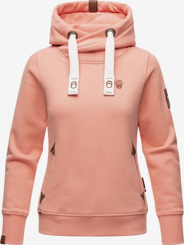 NAVAHOO Sweatshirt 'Namikaa' i rosa: framsida