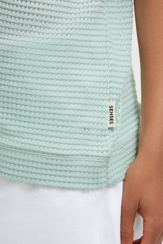 SENSES.THE LABEL Pullover 'Kle:o' in Grün