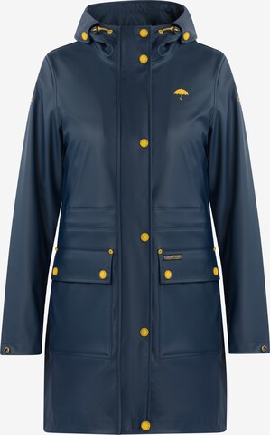 Schmuddelwedda Raincoat in Blue: front