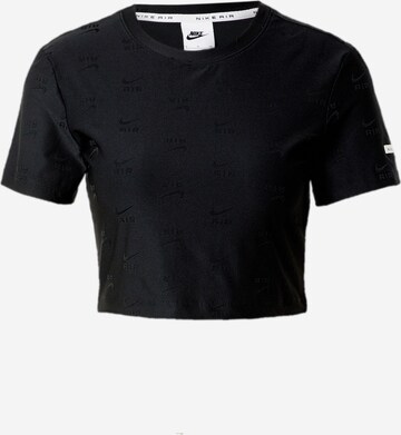 T-shirt Nike Sportswear en noir : devant