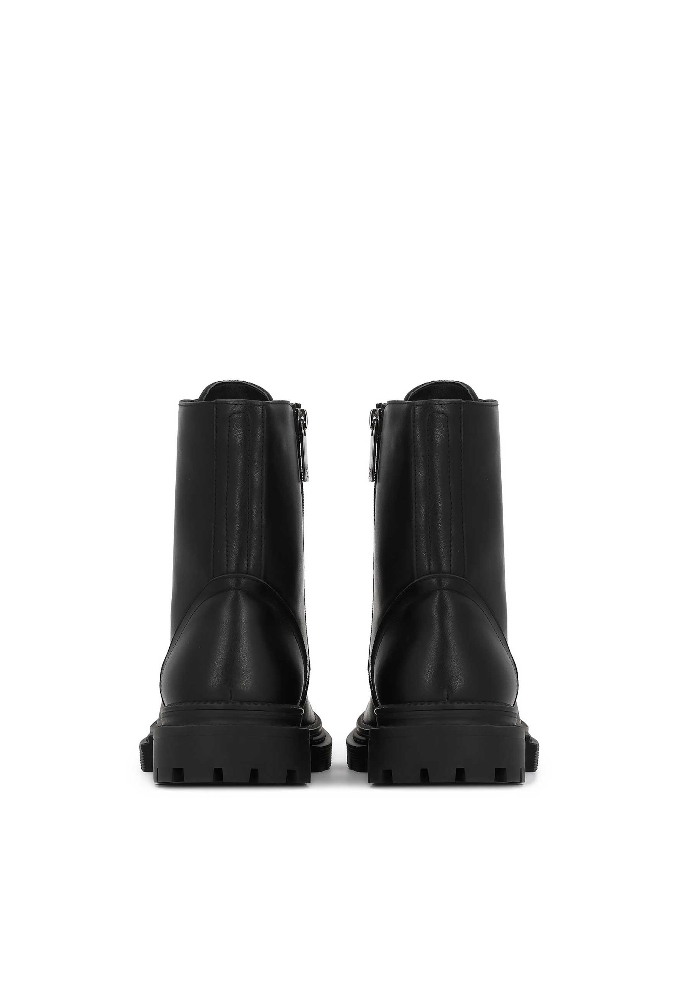 Kazar Fűzős csizma - fekete