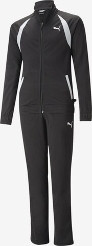 PUMA Tracksuit in Black: front