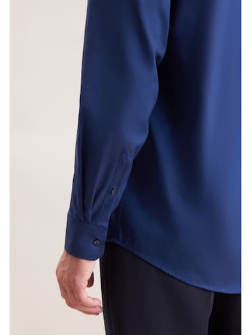 Coupe regular Chemise business SEIDENSTICKER en bleu