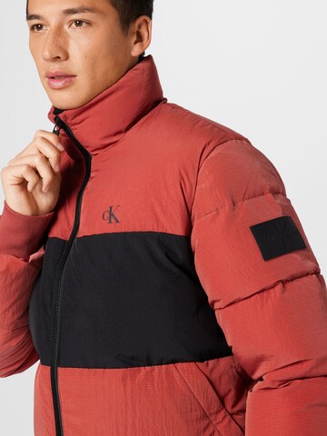 Calvin Klein Jeans Between-Season Jacket in Brown