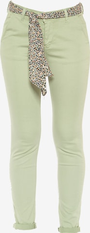 Le Temps Des Cerises Pants 'DYLI' in Green: front