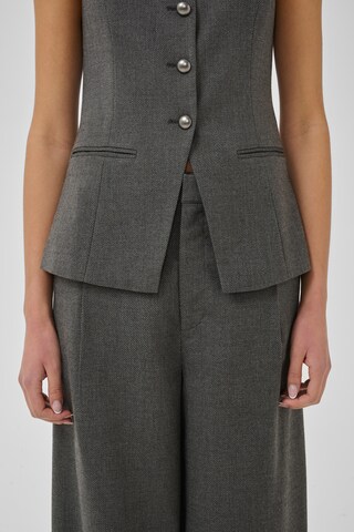 My Essential Wardrobe Wide leg Pants 'Dina' in Grey