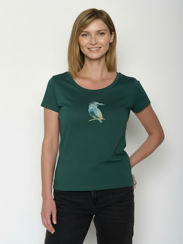 Maglietta ' Loves Bird Look ' di GREENBOMB in blu: frontale