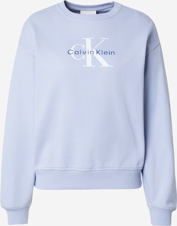 Calvin Klein Jeans Sweatshirt in Purple: front