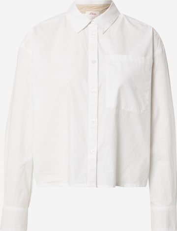 s.Oliver - Blusa em branco: frente