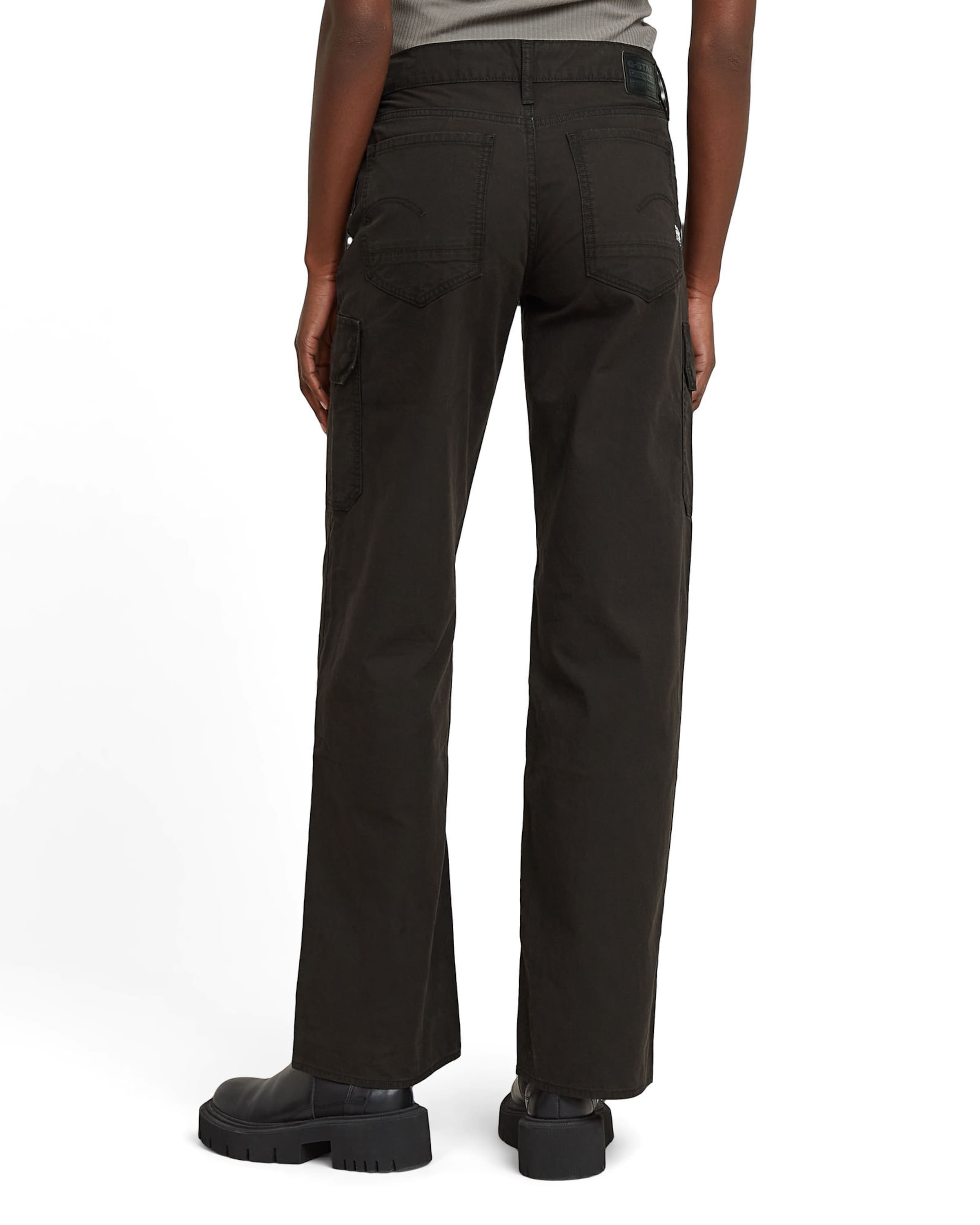 G-STAR Avar lõige Klapptaskutega püksid 'Judee', värv must