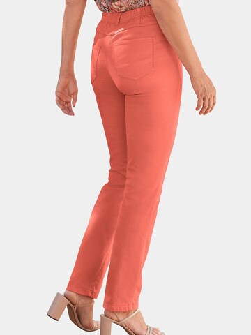 Goldner Slimfit Jeans in Oranje