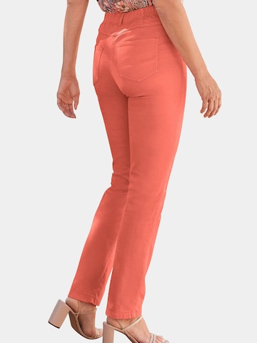 Coupe slim Jean Goldner en orange