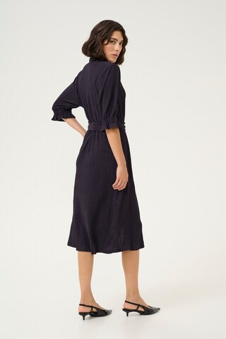 Kaffe Blousejurk in Blauw