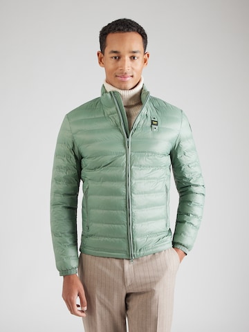 Blauer.USA Φθινοπωρινό και ανοιξιάτικο μπουφάν 'SEWALL' σε πράσινο: μπροστά