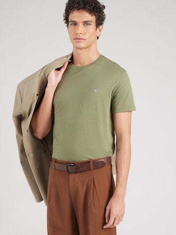 GANT Тениска в зелено: отпред